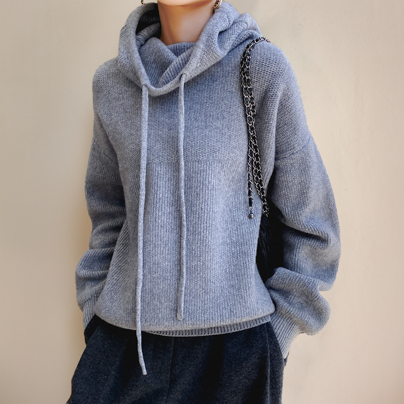 ARIA |GEBREIDE COSY HOODIE